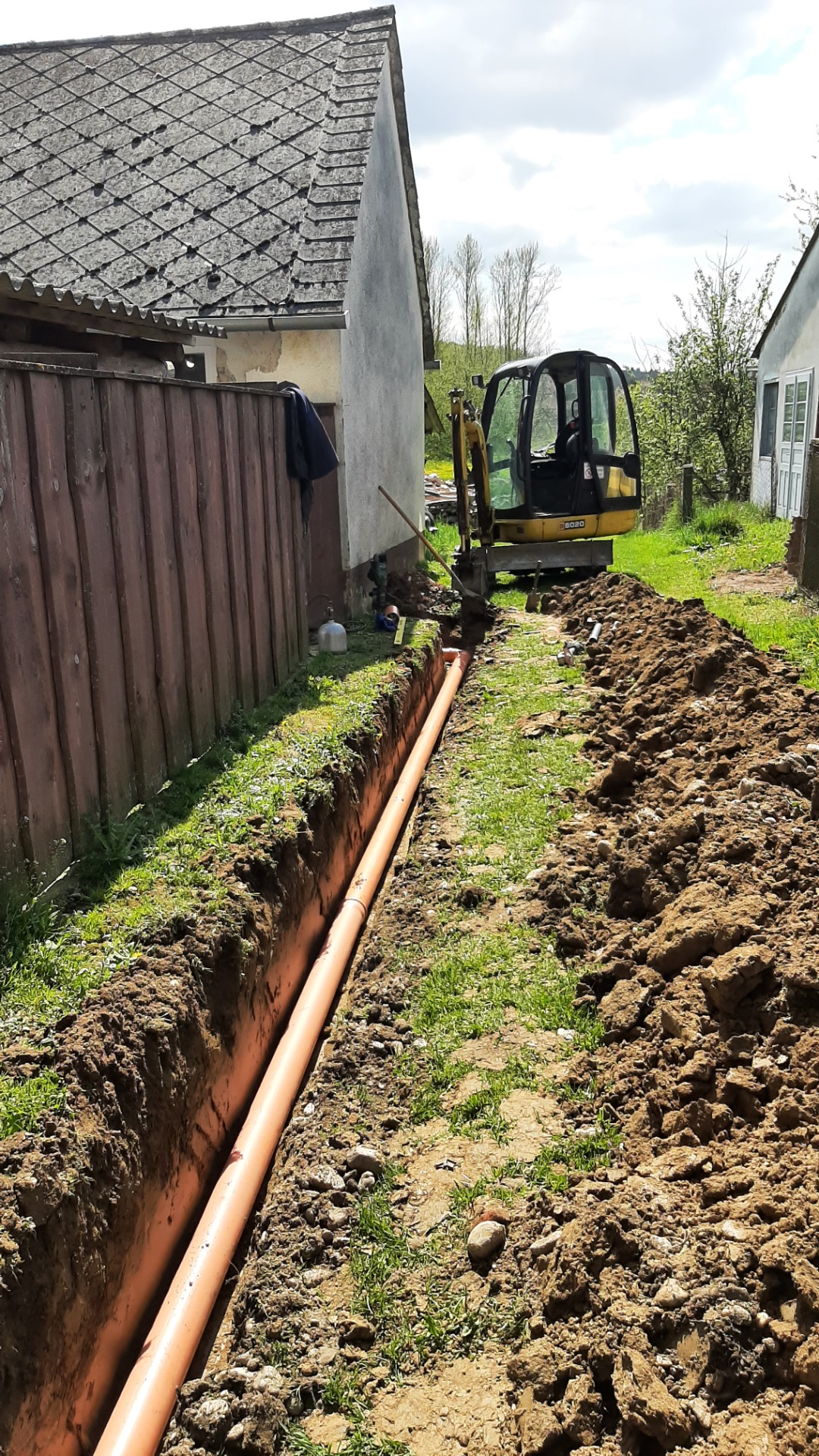 Szennyvíz csatorna telepítés 